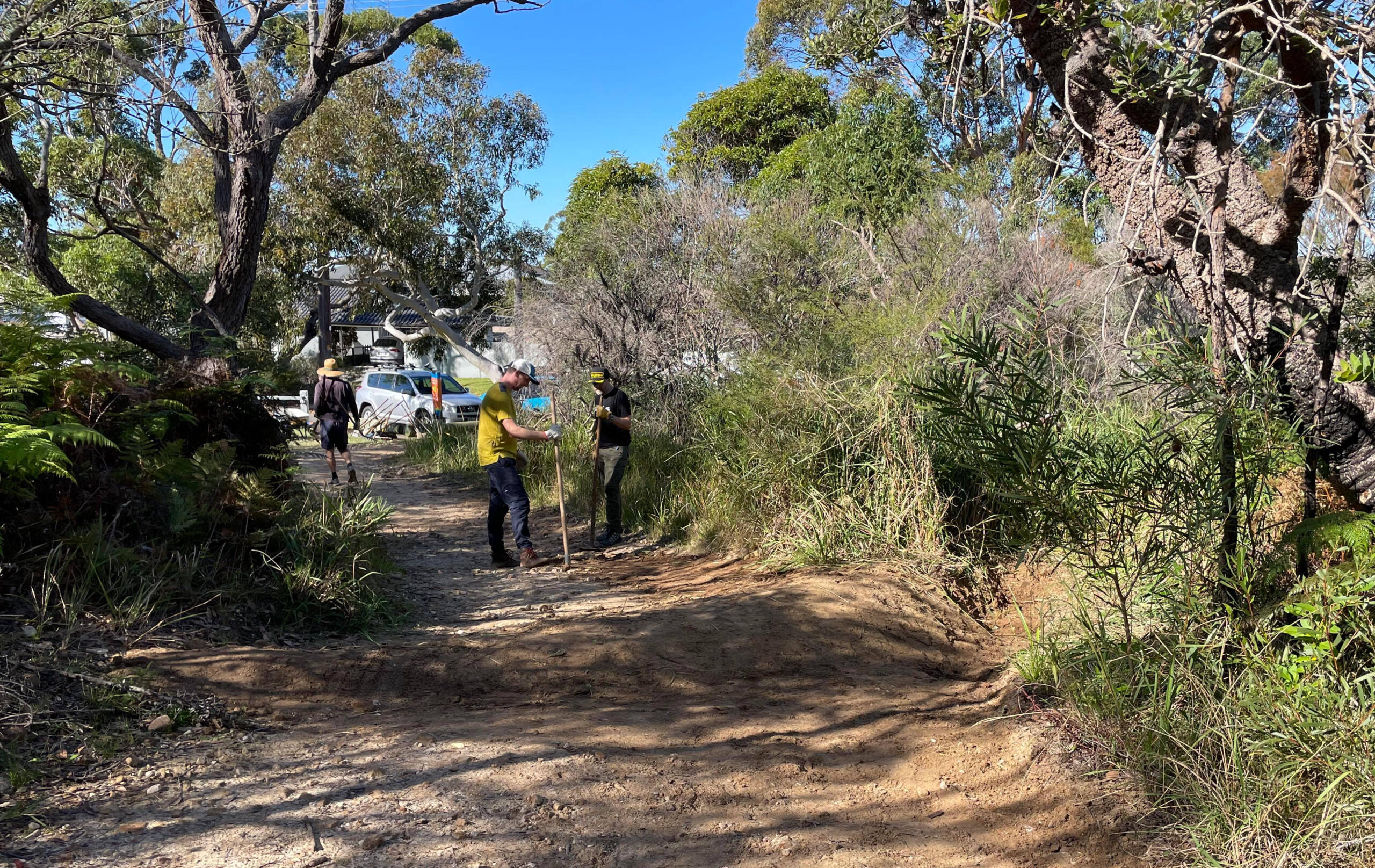 We love trail drainage. We love trail drainage.